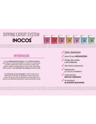 P29 Fogo, Fogo! Laranja 20g Perfect Powder 3 IN 1 Inocos Dipping Powder Inocos