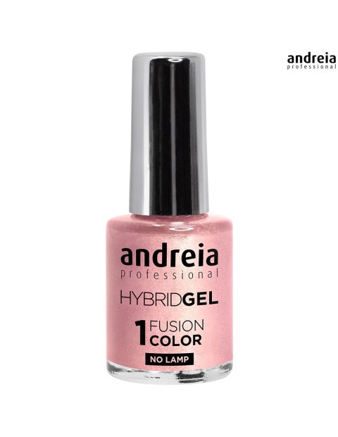 Verniz Andreia Hybrid Gel H86 Romantica Glitter Rosa reflexos dourados | Manicure e Pedicure | Andreia Higicol