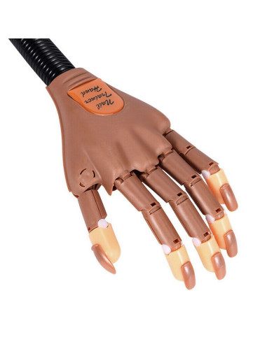 Mão de Treino Manicure Com Suporte de Mesa Instrumentos Apoio
