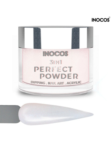 Base 05 Branco Iridiscente 20g Perfect Powder 3 IN 1 Inocos INOCOS Pó de Imersão