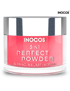 P30 Pôr do Sol Coral 20g Perfect Powder 3 IN 1 Inocos | Dipping Powder Inocos | Inocos