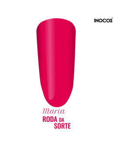 Verniz Gel Rosa Framboesa Rubi Maria Roda da Sorte 15ml Maria na TV INOCOS INOCOS Verniz Gel 2