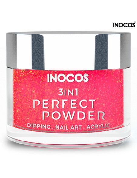 P22 Festa Laranja Neon 20g Perfect Powder 3 IN 1 Inocos Dipping Powder Inocos