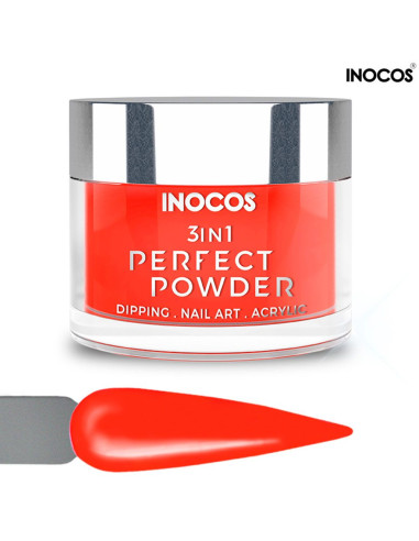 P28 Laranja Raposa 20g Perfect Powder 3 IN 1 Inocos Dipping Powder Inocos