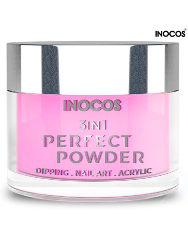 P12 Rosa Iluminado 20g Perfect Powder 3 IN 1 Inocos Dipping Powder Inocos