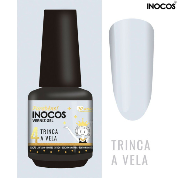 Trinca a Vela 15ml - Coleção Parabéns INOCOS desc INOCOS Verniz Gel