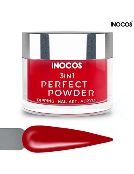 P40 Saltos Vermelhos 20g Perfect Powder 3 IN 1 Inocos Dipping Powder Inocos