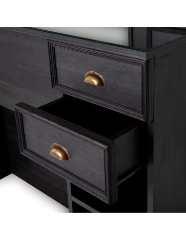 Bancada de Barbeiro Francis Espelhos