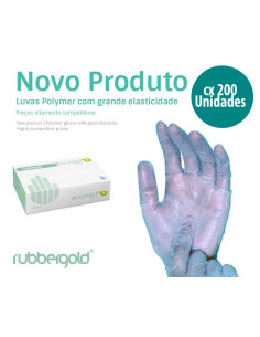 Luvas de Polymer Azul Sem Pó - 200 unidades Loja de Cosméticos 2