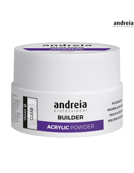 Acrylic Powder Clear 20gr - Andreia Unhas Acrílico