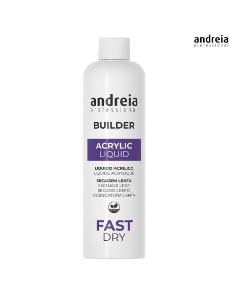 Líquido Acrílico Secagem Rápida 250ml Andreia Builder Andreia Acrílico