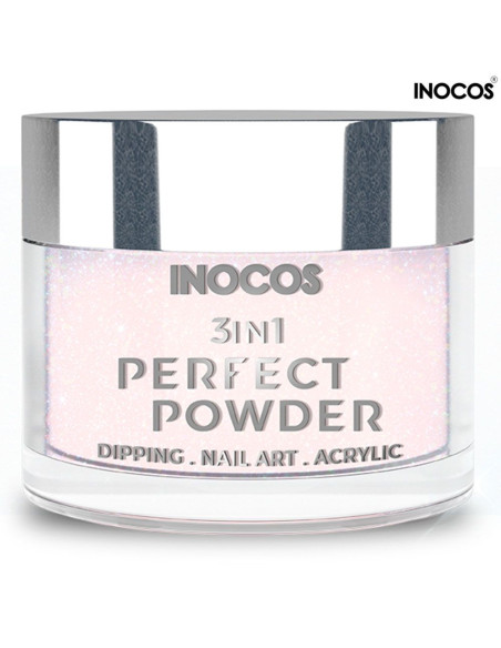 P06 Pérolas Rosa 20g Perfect Powder 3 IN 1 Inocos Dipping Powder Inocos