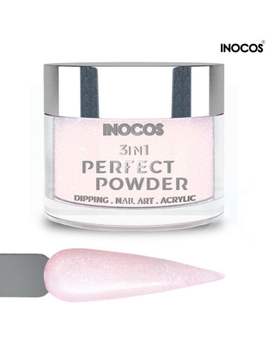 P06 Pérolas Rosa 20g Perfect Powder 3 IN 1 Inocos Dipping Powder Inocos