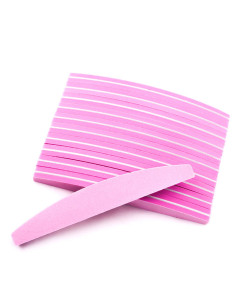 Lima Bloco Buffer Rosa 100/180 Limas 3/4/7 Faces | Buffer Unhas 2