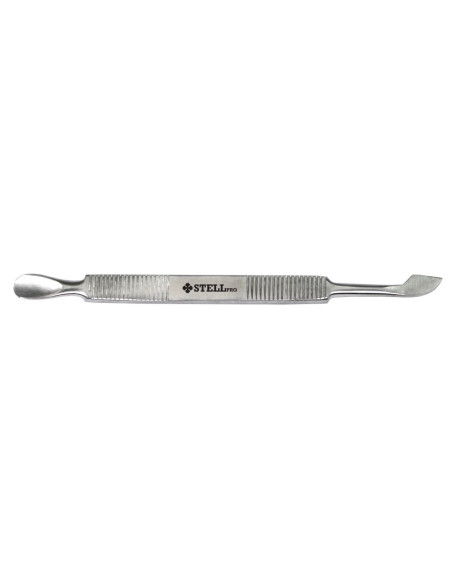 Descarnador Unhas Inox e Empurra Cutículas Stell Pro Manicure e Pedicure