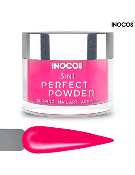 P26 Diva Rosa 20g Perfect Powder 3 IN 1 Inocos Dipping Powder Inocos