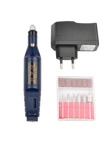 Mini Micromotor Manicure 20.000RPM – Kit Portátil c/ Acessórios