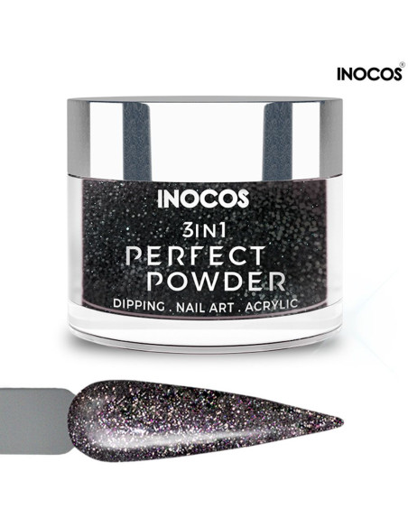P65 Glitter Bola de Espelhos 20g Perfect Powder 3 IN 1 Inocos INOCOS Pó de Imersão
