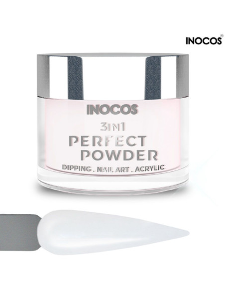 P03 Branco Branquíssimo 20g Perfect Powder 3 IN 1 Inocos Dipping Powder Inocos