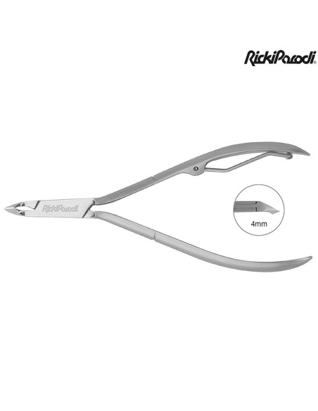 Alicate Cutículas Inox 11.5cm - 4mm - Ricki Parodi Alicates para Unhas