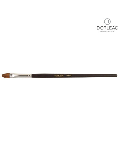 Pincel de Sombras Oval nº8 D'Orleac – Profissional, Pêlo Natural e Cabo em Madeira