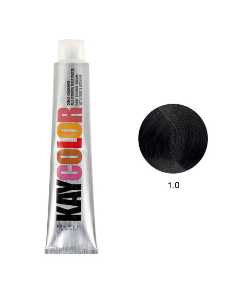 Coloração 1.0 Preto 100ml - Kaycolor Kay Color