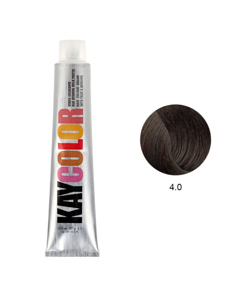 Coloração 4.0 Castanho Intenso 100ml - Kaycolor Kay Color