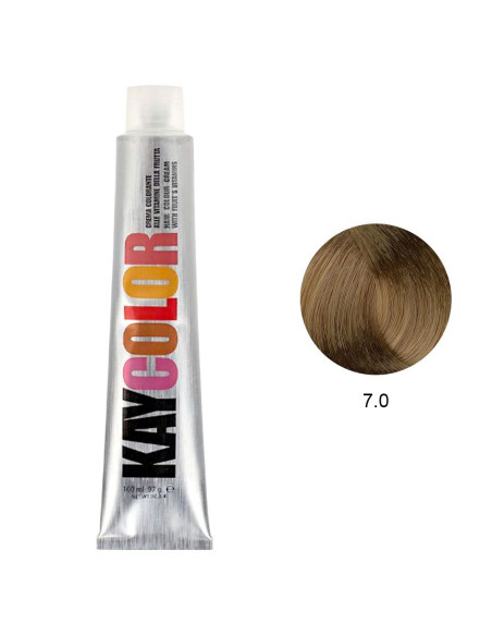 Coloração 7.0 Louro Intenso 100ml - Kaycolor Kay Color