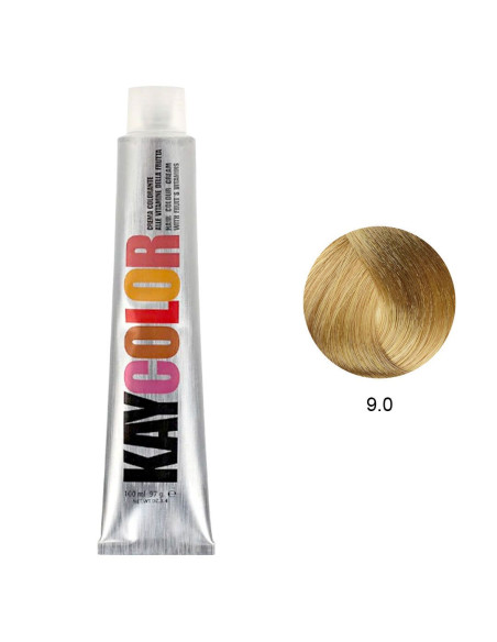 Coloração 9.0 Louro Claríssimo Intenso 100ml - Kaycolor Kay Color