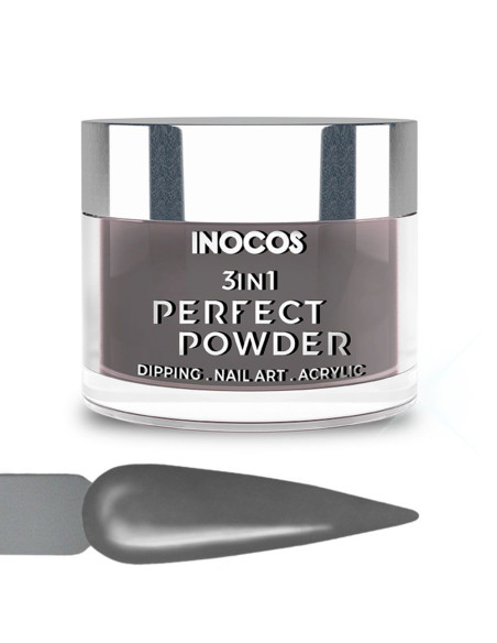 P64 Cinzento Grafite 20g Perfect Powder 3 IN 1 Inocos Dipping Powder Inocos