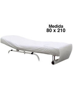 5 Capas Marq. TNT+Plástico c/ elástico 80x210cm | Rolos de Marquesa | Lençóis Descartáveis  | 