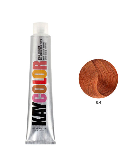 Coloração 8.4 Louro Claro Acobreado 100ml - Kaycolor Kay Color