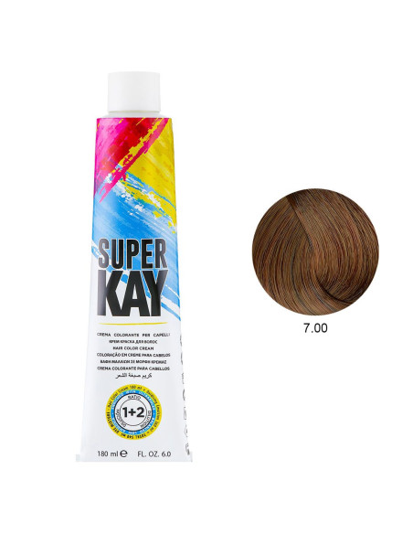 Coloração 7.00 Loiro 180ml - SuperKay SUPERKAY 