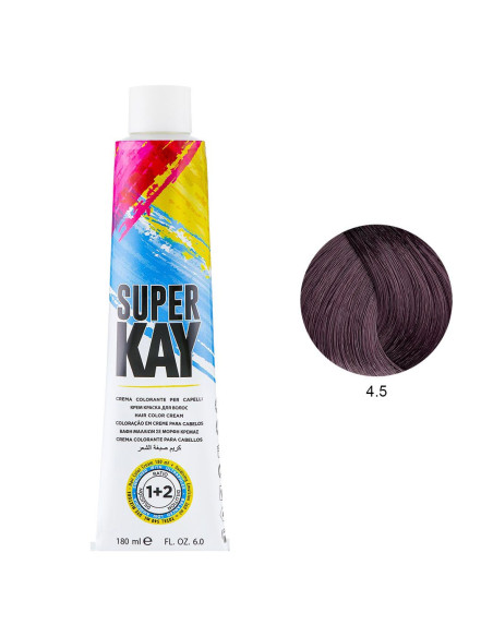 Coloração 4.5 Castanho Acajú 180ml - SuperKay SUPERKAY 