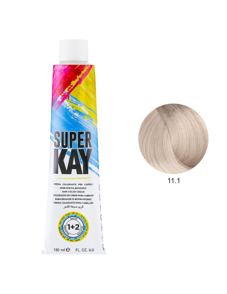 Coloração 11.1 Loiro Super Platinado 180ml - SuperKay SUPERKAY 