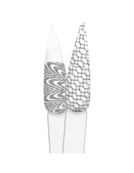 Gel de Estampagem Prata 8ml - Inocos INOCOS Nail Art