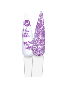 Gel de Estampagem Rosa 8ml - Inocos INOCOS Nail Art 2