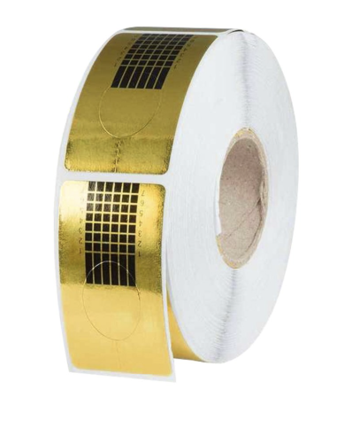 Moldes Retangulares para Unhas 500unid – Adesivos para Gel e Acrílico