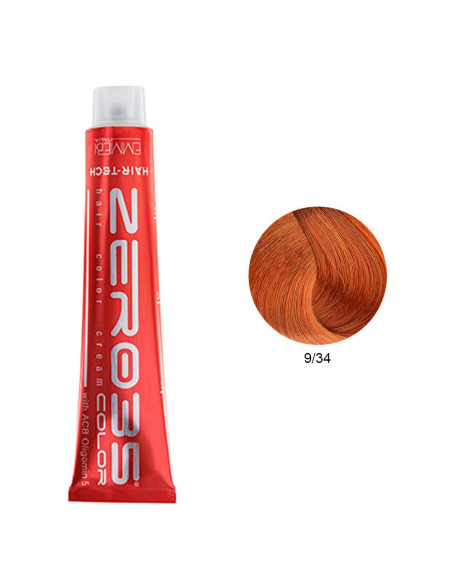 Coloração Hair-Tech 100ml - 9/34 Loiro Claríssimo Arruivado Dourado - Zero35 - Emmebi Coloração ZERO35COLOR