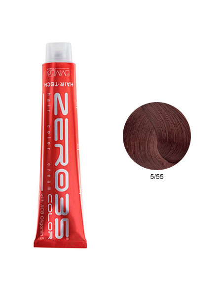 Coloração Hair-Tech 100ml - 5/55 Castanho Claro Violino Intenso - Zero35 - Emmebi Coloração ZERO35COLOR