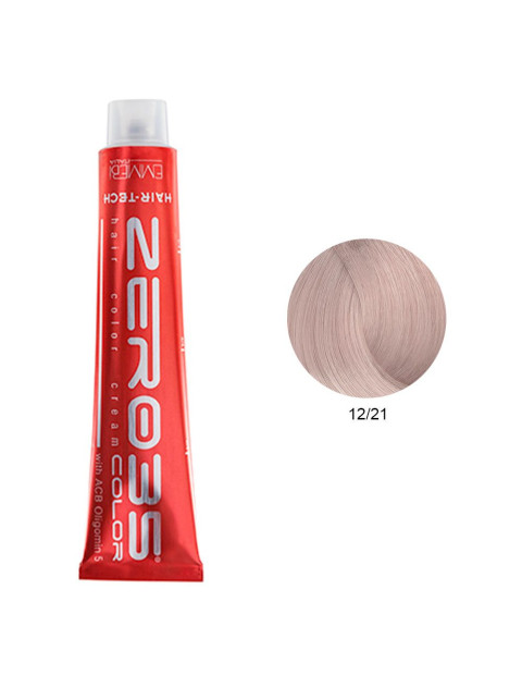 Coloração Hair-Tech 100ml - 12/21 Loiro Ultra Claro Violeta - Zero35 - Emmebi | Coloração ZERO35COLOR | Zero35 Com Amoníaco