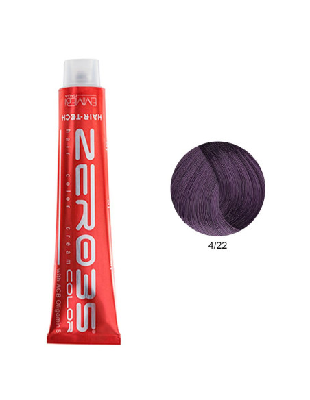 Coloração Hair-Tech 100ml - 4/22 Castanho Violeta Intenso - Zero35 - Emmebi Coloração ZERO35COLOR