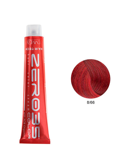 Coloração Hair-Tech 100ml - 8/66 Loiro Claro Avermelhado Intenso - Zero35 - Emmebi Coloração ZERO35COLOR