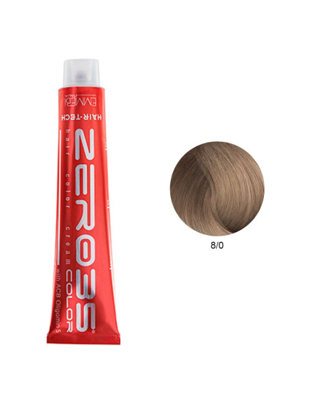 Coloração Hair-Tech 100ml - 8/0 Loiro Claro - Zero35 - Emmebi Coloração ZERO35COLOR