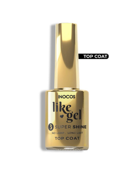 Top Coat Super Shine | Verniz Unhas Like Gel | Inocos INOCOS Verniz Like Gel 