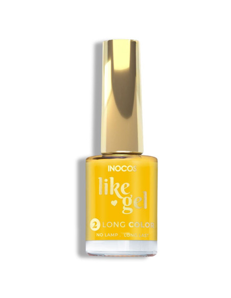 Verniz Like Gel 118 Amarelo Vivo - Inocos INOCOS Verniz Like Gel 