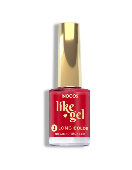 Verniz Like Gel 121 Vermelho Vivo - Inocos INOCOS Verniz Like Gel 