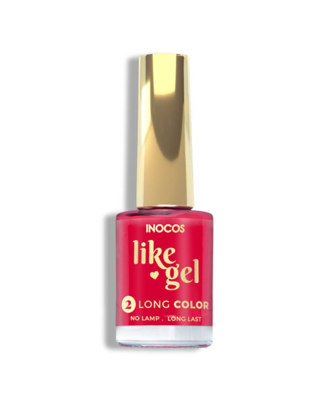 Verniz Like Gel 122 Vermelho Malagueta - Inocos INOCOS Verniz Like Gel 