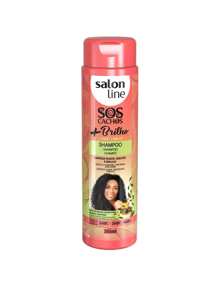 Shampoo SOS Cachos Mais Brilho 300ml - Salon Line Salon Line SOS Cachos