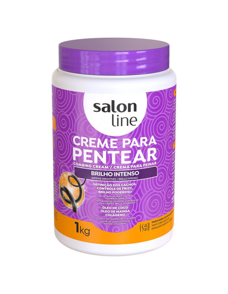 Creme de Pentear Brilho Intenso 1KG - Salon Line Creme de Pentear Salon Line